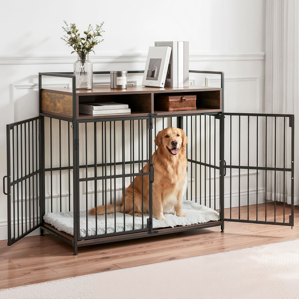 Wooden Crate End Table