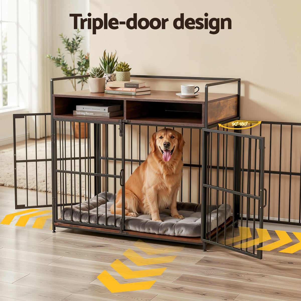 Wooden Crate End Table